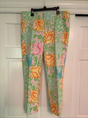 Lily Pulitzer Bright Shell-Multi-Print Pant